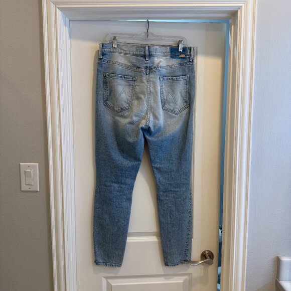 USED Mother The Super Stunner Ankle Jeans - Size 32 - Picture 1 of 5